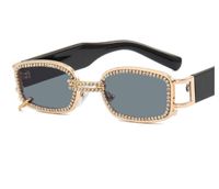 Streetwear Geometric Resin Square Diamond Full Frame Women's Sunglasses sku image 2