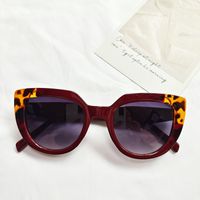 Fashion Solid Color Ac Cat Eye Full Frame Women's Sunglasses sku image 4