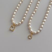 Simple Style Geometric Freshwater Pearl Necklace main image 4