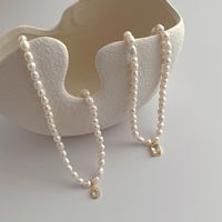 Simple Style Geometric Freshwater Pearl Necklace main image 1