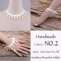 1 Piece Ethnic Style Shell Cotton Shell Patchwork Women's Necklace sku image 2