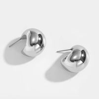 1 Pair Fashion Geometric Stainless Steel Plating Ear Studs sku image 1