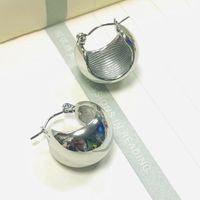 1 Pair Fashion Geometric Stainless Steel Plating Earrings sku image 1