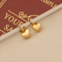 Fashion Heart Shape Stainless Steel Pearl Plating Bracelets Earrings Necklace main image 6