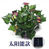 Christmas Fashion Leaves Plastic Festival String Lights sku image 66