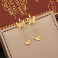 Fashion Butterfly Stainless Steel Plating Bracelets Earrings Necklace main image 6