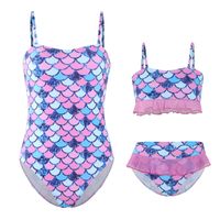 Women's Fashion Fish Scales Printing 1 Piece One Piece main image 4