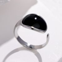 Fashion Geometric Stainless Steel Plating Open Ring main image 5