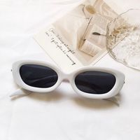 Fashion Solid Color Leopard Pc Uv400 Resin Oval Frame Full Frame Women's Sunglasses sku image 2