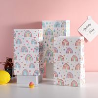 Cute Rainbow Paper Party Gift Bags 1 Piece main image 1