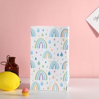 Cute Rainbow Paper Party Gift Bags 1 Piece sku image 1
