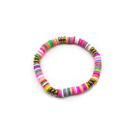 Fashion Colorful Gold Plated Soft Clay Wholesale Bracelets main image 8