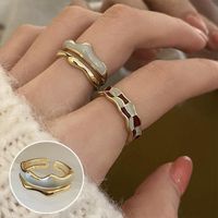 Simple Style Geometric Copper Plating Open Ring sku image 6