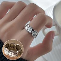 Einfacher Stil Geometrisch Kupfer Überzug Offener Ring sku image 14