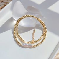 1 Piece Fashion Round Freshwater Pearl Copper Plating Necklace main image 4