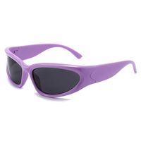 Fashion Color Block Ac Cat Eye Patchwork Full Frame Women's Sunglasses sku image 9