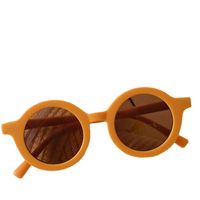 Simple Style Round Pc Round Frame Full Frame Kids Sunglasses main image 4