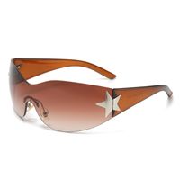 Hip Hop Mode Strassenmode Pc Quadrat Rahmenlos Sonnenbrille Der Frauen sku image 4