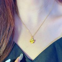 1 Piece Elegant Four Leaf Clover Alloy Plating Gold Plated Women's Pendant Necklace main image 6