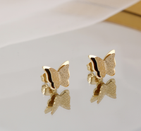 1 Pair Simple Style Butterfly Stainless Steel Plating Ear Studs main image 4