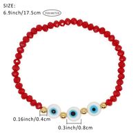 1 Piece Bohemian Eye Artificial Crystal Beaded Women's Bracelets main image 4