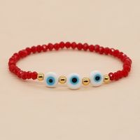 1 Piece Bohemian Eye Artificial Crystal Beaded Women's Bracelets sku image 1