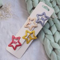 Cute Solid Color Plastic Hair Clip 1 Set sku image 31