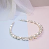 Fashion Solid Color Artificial Pearl Hair Band 1 Piece sku image 5