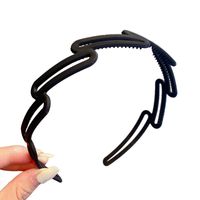Simple Style Solid Color Plastic Handmade Hair Band 1 Piece main image 5