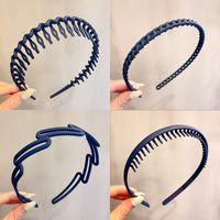 Simple Style Solid Color Plastic Handmade Hair Band 1 Piece main image 4