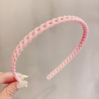 Simple Style Solid Color Plastic Handmade Hair Band 1 Piece sku image 18