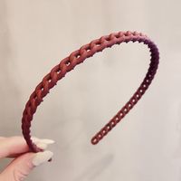 Simple Style Solid Color Plastic Handmade Hair Band 1 Piece sku image 22