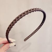 Simple Style Solid Color Plastic Handmade Hair Band 1 Piece sku image 23