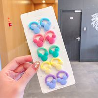 Fashion Fruit Flower Cloth Handmade Hair Tie 1 Set sku image 21