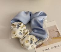 Fashion Flower Cloth Printing Hair Tie 1 Piece sku image 4
