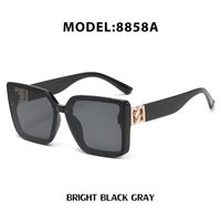 Ins Style Fashion Solid Color Pc Square Full Frame Women's Sunglasses main image 2