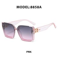 Ins Style Fashion Solid Color Pc Square Full Frame Women's Sunglasses sku image 3