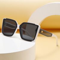 Ins Style Solid Color Pc Polygon Full Frame Women's Sunglasses main image 1