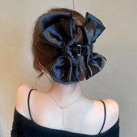 Women's Retro Bow Knot Cloth Hair Claws sku image 2