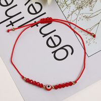 Fashion Eye Artificial Crystal Rope Knitting Unisex Bracelets sku image 1