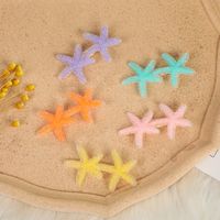 Cute Starfish Alloy Resin Hair Clip 1 Piece main image 6