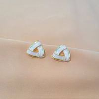 Fashion Bow Knot Alloy Plating Inlay Artificial Gemstones Pearl Women's Drop Earrings 1 Pair sku image 51