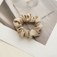 Simple Style Solid Color Satin Handmade Hair Tie sku image 5