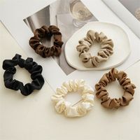 Simple Style Solid Color Satin Handmade Hair Tie main image 1