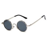 Fashion Solid Color Ac Round Frame Full Frame Women's Sunglasses main image 5