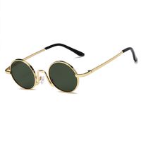 Fashion Solid Color Ac Round Frame Full Frame Women's Sunglasses main image 3