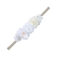 Einfacher Stil Plaid Blume Nylon Handgemacht Haarband 1 Stück sku image 4