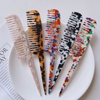 Simple Style Color Block Acetic Acid Sheets Hair Combs 1 Piece main image 3