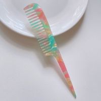 Simple Style Color Block Acetic Acid Sheets Hair Combs 1 Piece sku image 2
