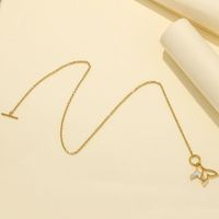 1 Piece Fashion Fish Tail Stainless Steel Plating Pendant Necklace main image 6